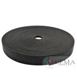 Elastique plat polyester 12 mm noir